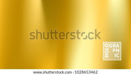 Shiny foil paper. Holographic Gold Vector Background. Iridescent Foil. Glitch Hologram. Pastel neon rainbow. Ultraviolet metallic paper.  Cover to web design.  Abstract colorful gradient.  Royalty-Free Stock Photo #1028653462