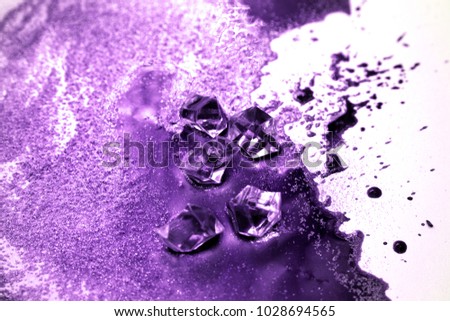 Creative abstract textures background.Ultra Violet painted texture. Colors of the year 2018  Pantone