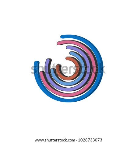 Pie charts icon. Element of colored charts and diagrams for mobile concept and web apps. Icon for website design and development, app development. Premium icon on white background