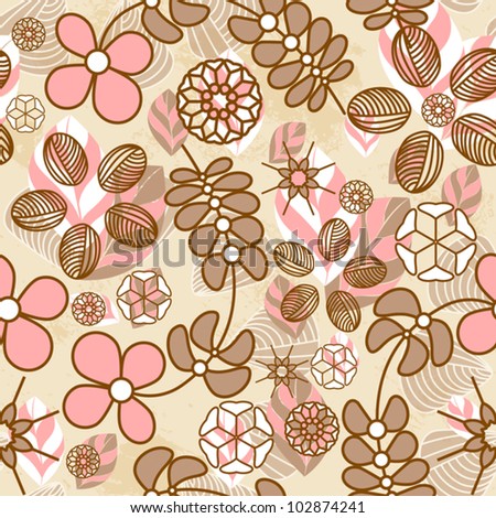 flowers seamless pattern