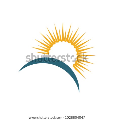 Sun Logo Design template, Vector Illustration
