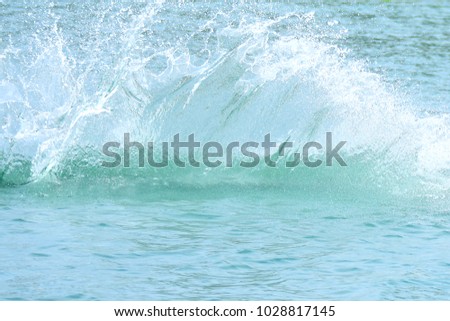 Water wave spread background