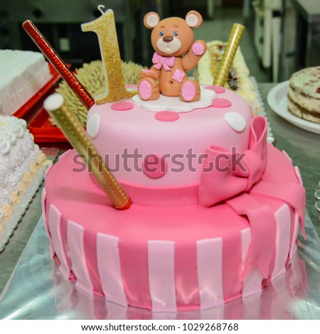 Kids cake on birthday