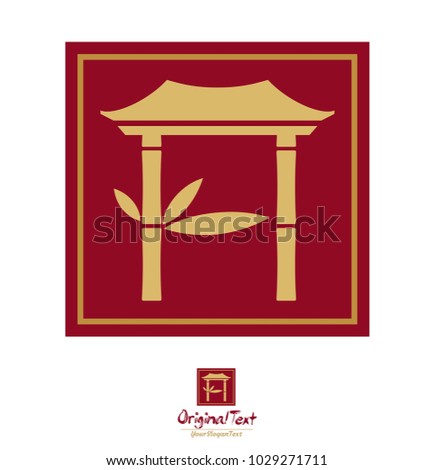 Gate asian icon