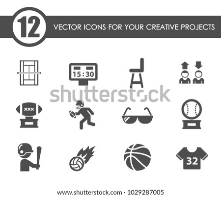 sport vector icons for your creative ideas