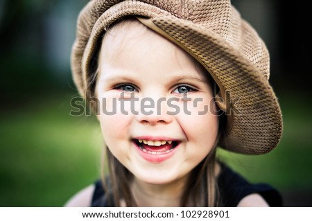 Cute toddler girl portrait