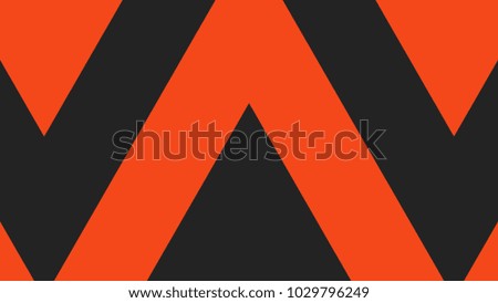 Triangle background vector. Black orange
