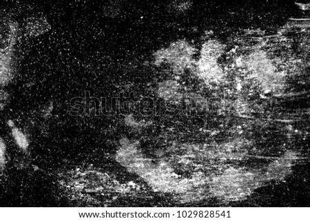 white powder dust on a black background