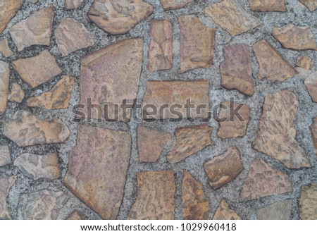 rock and concrete Wall