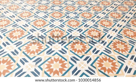 Mosaic tile pattern of ancient decorative.