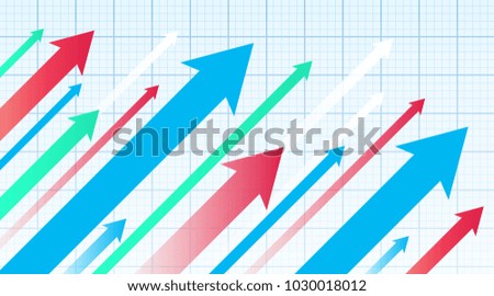 Financial Arrow Graph