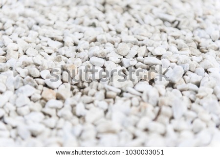 White stone wall texture and background, selective focus