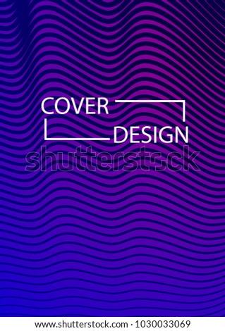 Simple Cover Design Simple Halftone Gradients Background. Future Cover Template. Vector Geometric Patterns. A4 size. Brochures, Flyers, Presentations, Leaflet, Magazine, Annual Report
