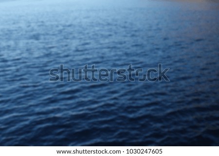 Blurry image of water, Aegean sea, Greece.