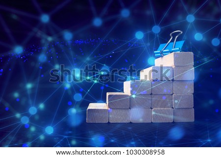 digital network background