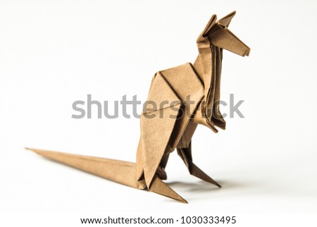 origami paper kangaroo