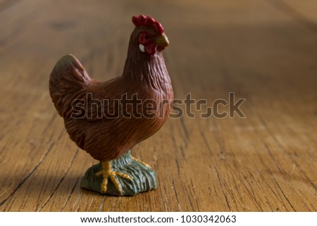 chicken plastic toy 