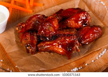 Chicken wings BBQ sauce