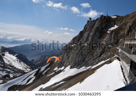 Alpine region of Switzerland - Swiss Alps. Full colors and beautiful view, landscapes.