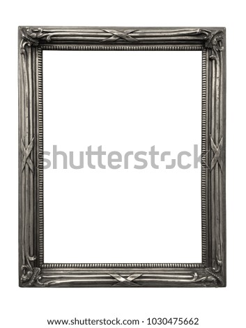 Silver vintage picture frame