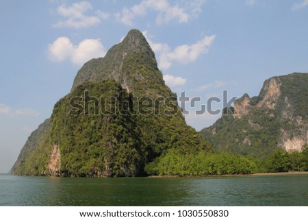 Phang Nga, province on the Andaman Sea, forests and islands in Thailand