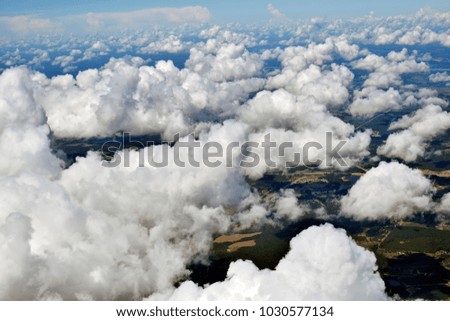 Aerial Cloud and Landscape 