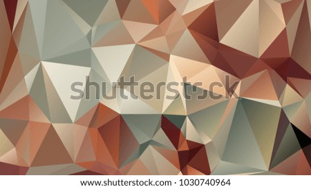 Abstract polygonal mosaic background consisting of triangles of different sizes and colors. Vector illustration in low poly style. Modern geometrical backdrop. Crumpled colorful surface