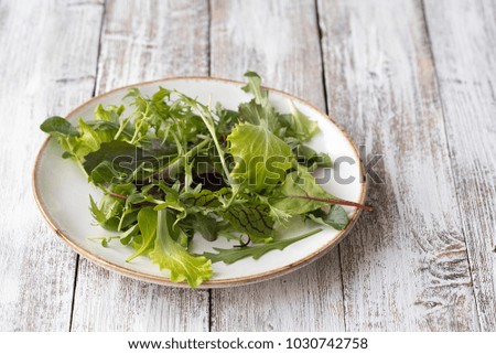 Assorted salad .