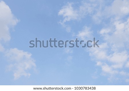 Blue sky and white clouds 