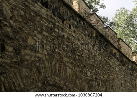 Prague - Hunger Wall at the Petrin Hill.