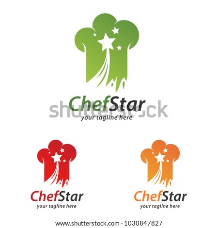 Food Star logo - Chef Star Logo and Star Drink Logo