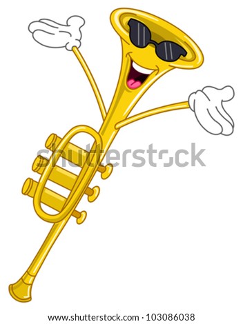 Trumpet cartoon