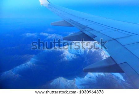 Alps aerial view
