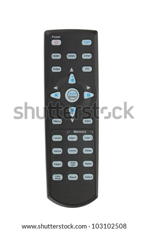 Remote control. Isolated on white background