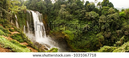 Pulhapanzak Waterfall in Honduras.