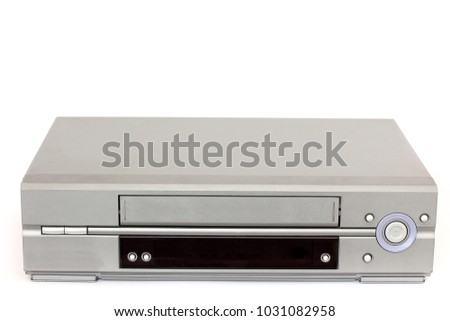 Video Recorder. VCR on white background