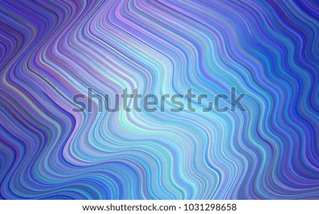 Light Pink, Blue vector pattern with lava shapes. Blurred geometric sample with gradient bubbles.  The best blurred design for your business.