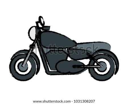 Classic motorcycle icon