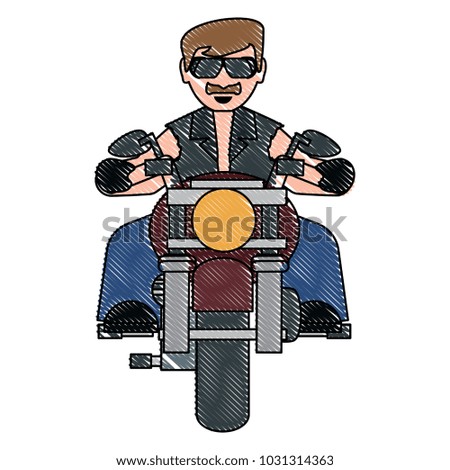 Motorcycle biker design