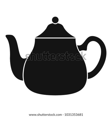 Big kettle icon. Simple illustration of big kettle  icon for web
