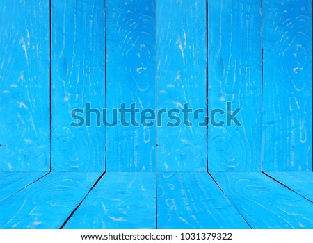 The blue wooden background beautiful beauty
