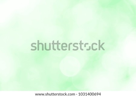 Green bokeh background, abstract texture