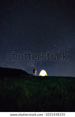 Milkyway in Bromo Mountain