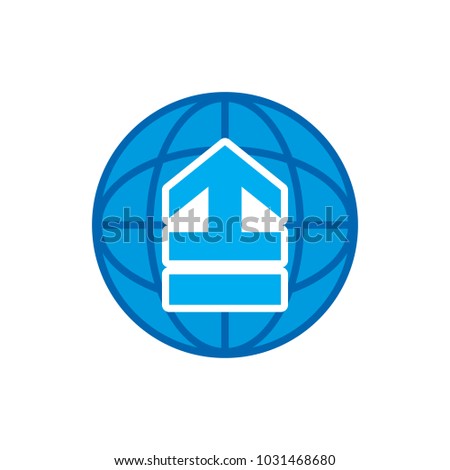 Stair World Logo Icon Design