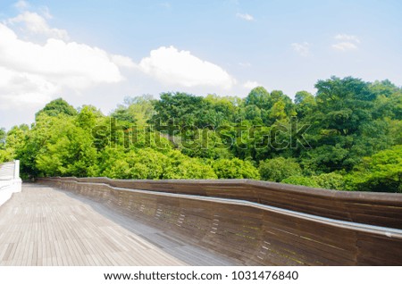 View on the bridge Royalty-Free Stock Photo #1031476840