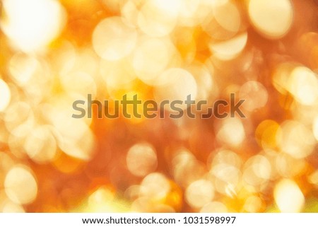 abstract festive gold bokeh background.