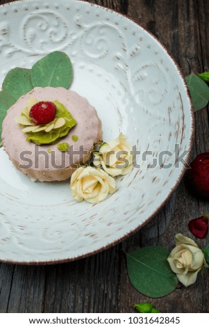 colorful picture of cakes on plate