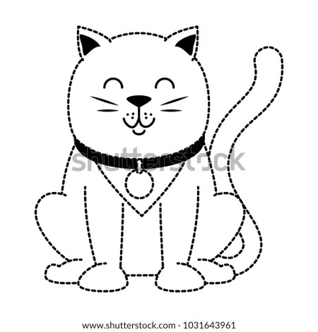 cute cat mascot character