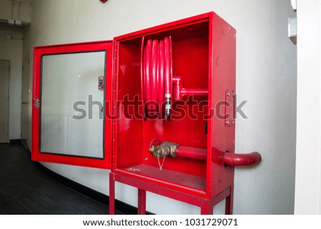 Fire Cabinet in the building