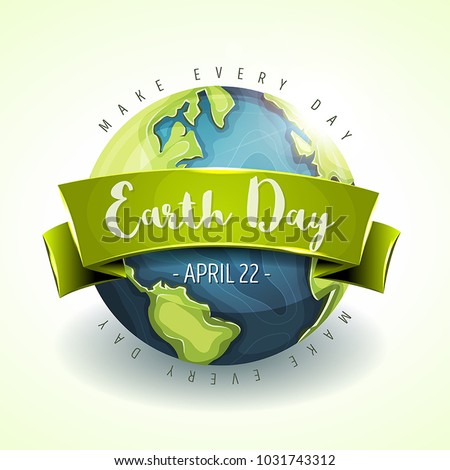 Happy Earth Day Banner/
Illustration of a happy earth day banner, for environment safety celebration Royalty-Free Stock Photo #1031743312